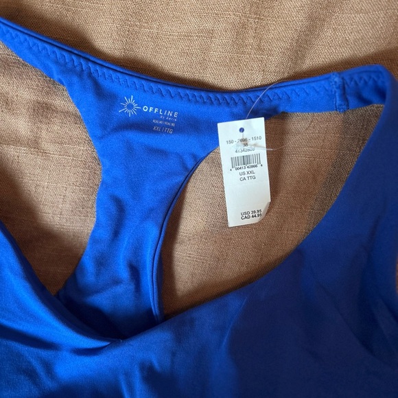 Offline Blue Racerback Bralette - Picture 2 of 3